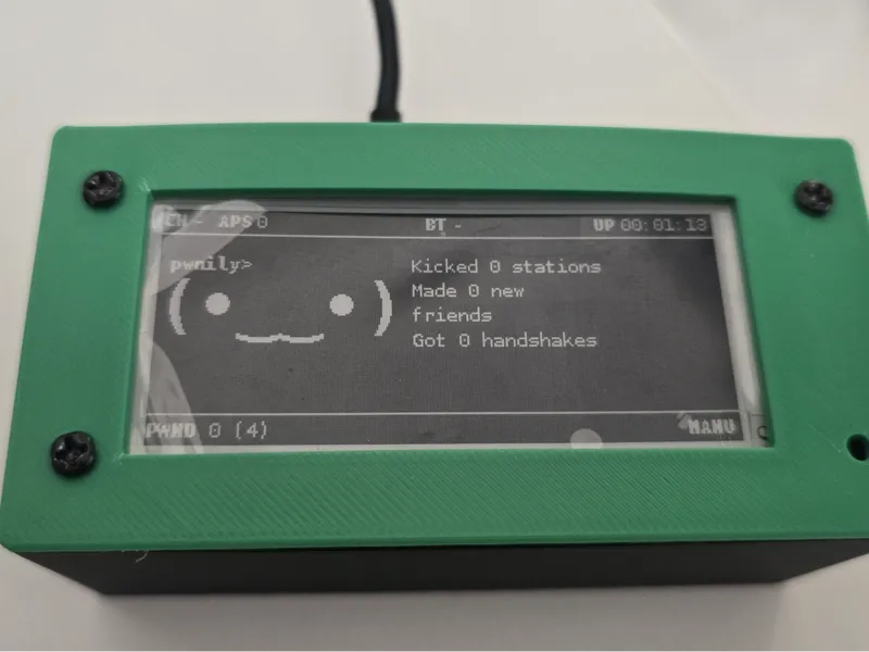 Pwnagotchi case with 2.9" ePaper Display