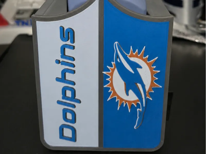 Miami Dolphins bath and body works soap holder