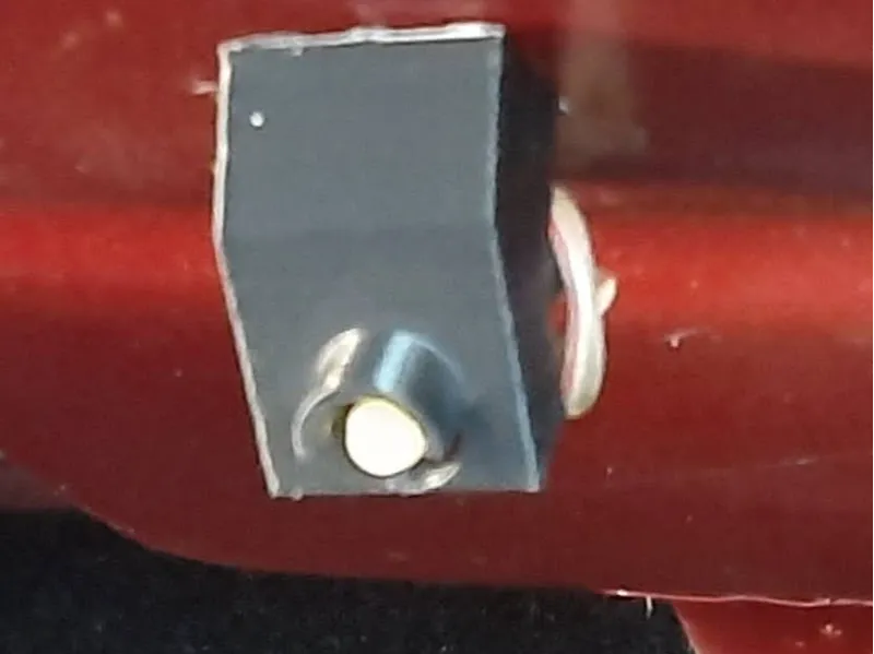1973 Beetle Heater controls Light bracket