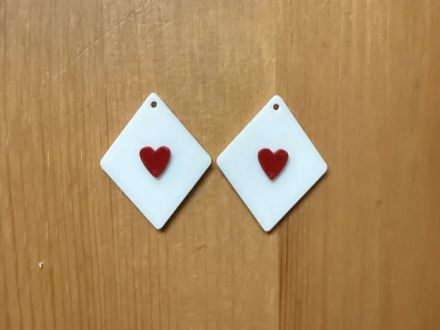 Heart Of Dimond's Earrings