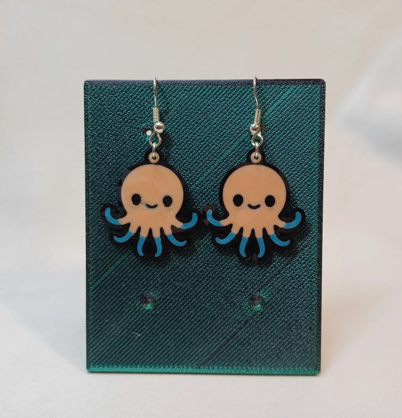 Boucles d’oreilles Pieuvre Kawaii view 3