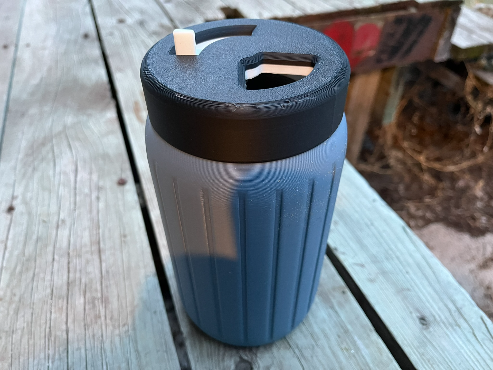 Small Items in a Big Jar Dispenser