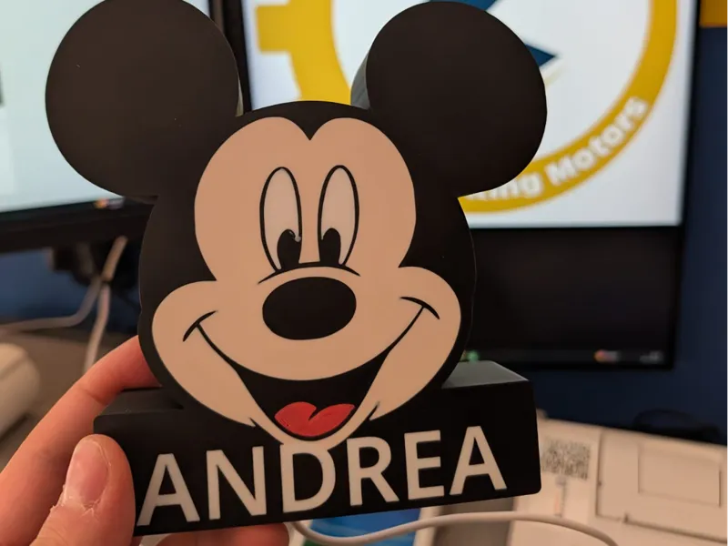 TOPOLINO LAMPADA