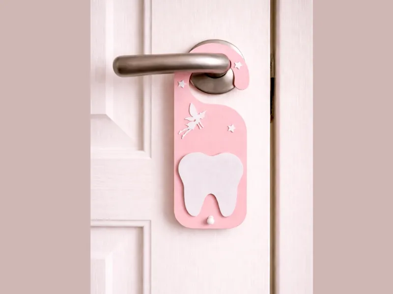 Tooth Fairy Door Hanger for Money&Tooth