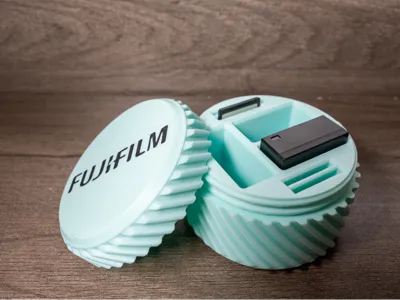 FUJI Camera Battery & Memory Card Case