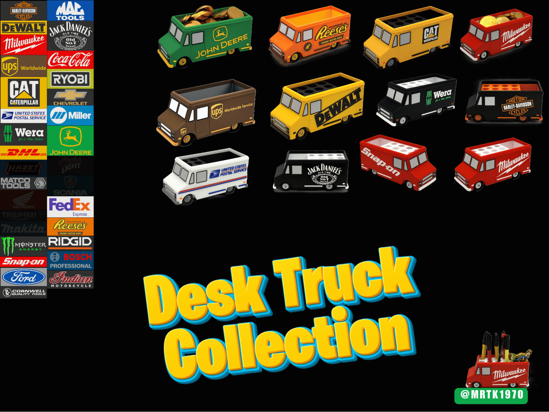 25+ Desk Truck collection toolbox holder organizer