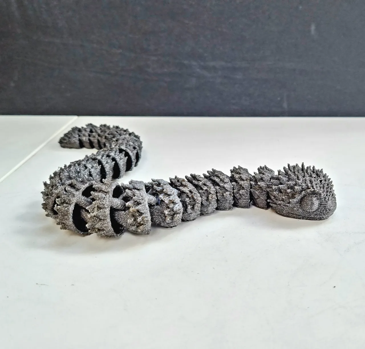 Flexible Articulated Dragon Snake Baby and Adult view 3