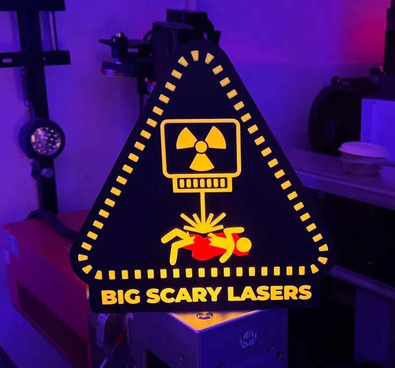 Big Scary Laser LED Lightbox
