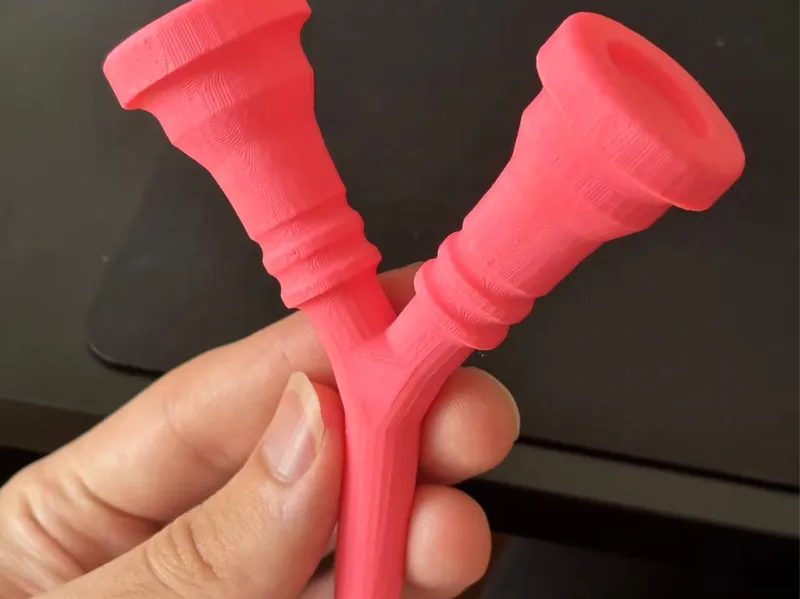Trumpet Mouthpiece - Two people One Horn