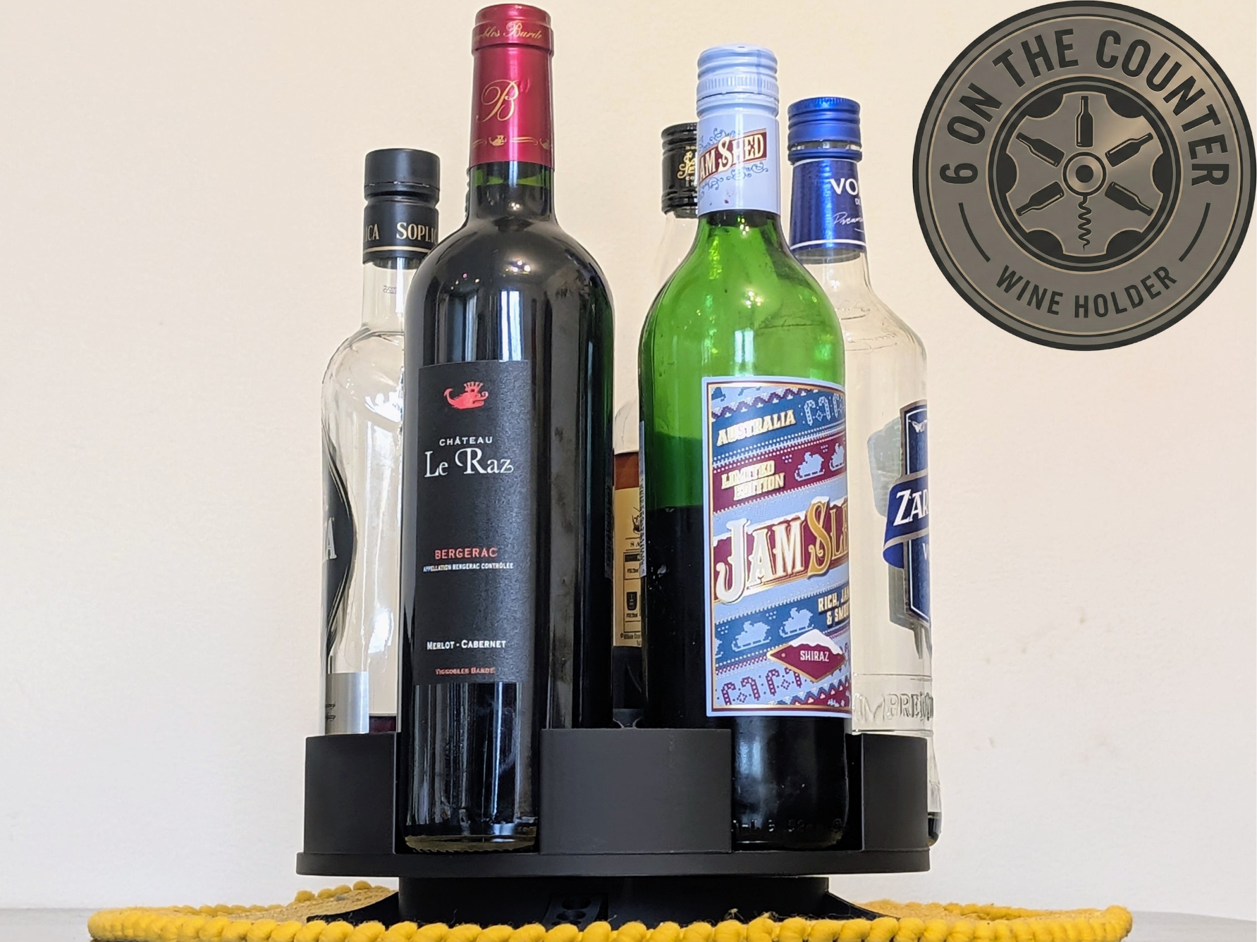 6 On The Counter - Wine / Spirit Bottle Storage