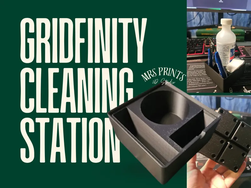 Gridfinity 4x4 Cleaning Station