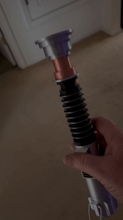 Luke Skywalker Ep 6 Light Saber collapsible blade