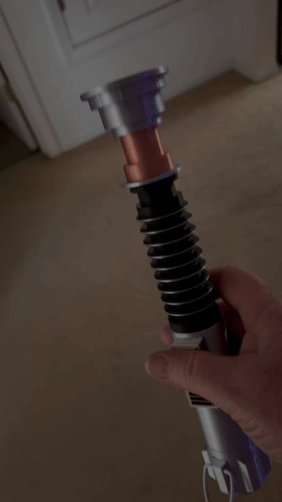 Luke Skywalker Ep 6 Light Saber collapsible blade