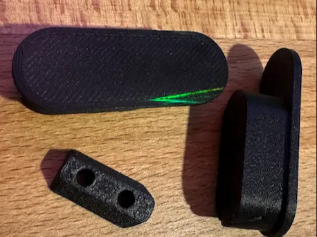 flat hook with hidden mount
