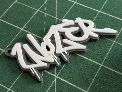 Graffiti Keychain WOZER