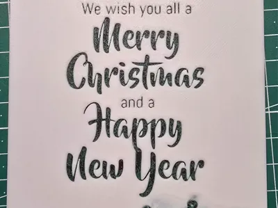 Christmas card hueforge