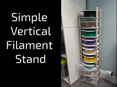 Simple vertical filament stand