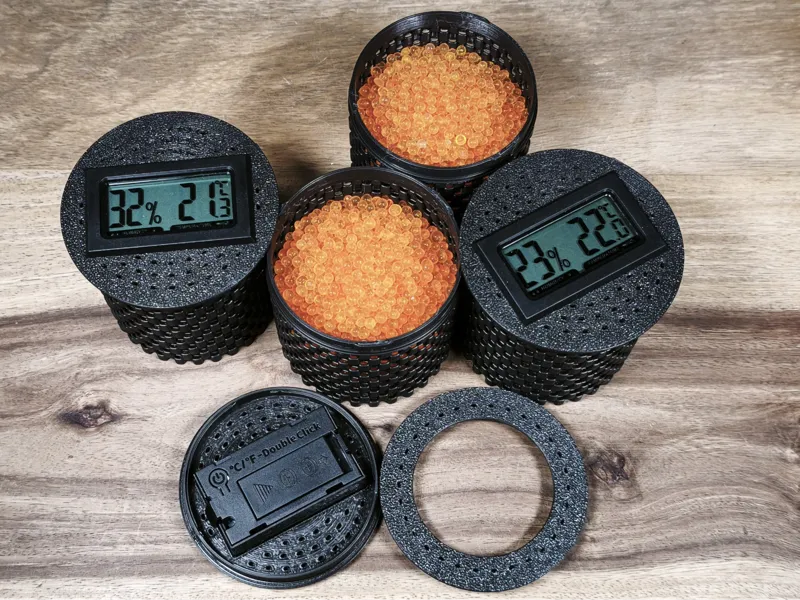 Silicagelbox Hygrometer für 57 mm Spulen