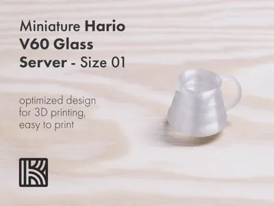 Miniature Hario V60 Glass Server - Size 01