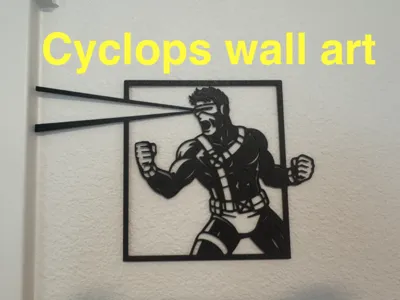 Cyclops wall art from Marvel/X-Men