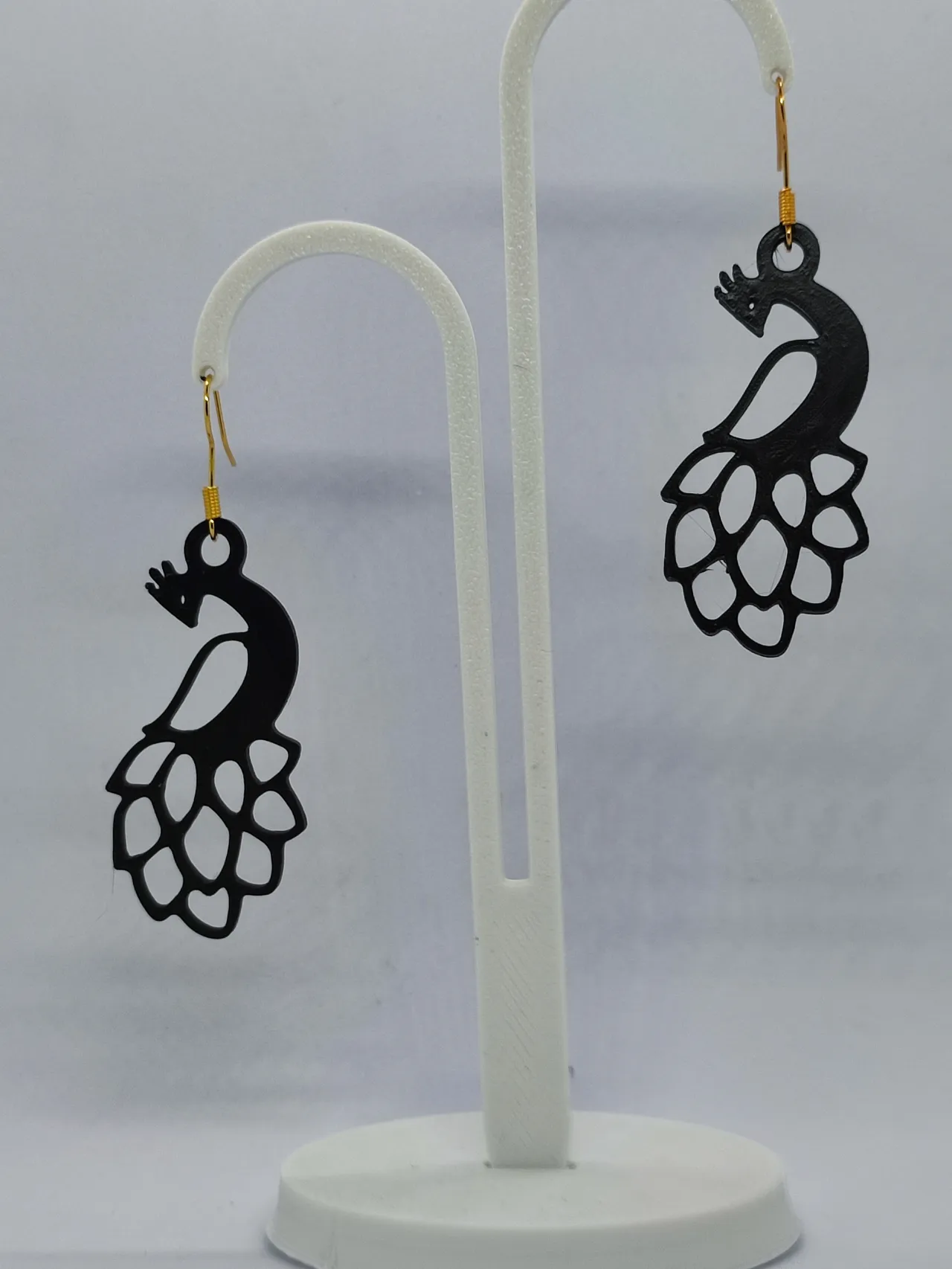 Pendientes Alas de Pavo Real view 3