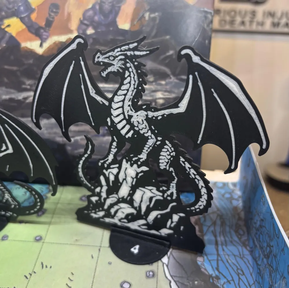 Pack 5 Cryovain - 2D Tokens D&D Tabletop RPG - Free 3D Print Model ...