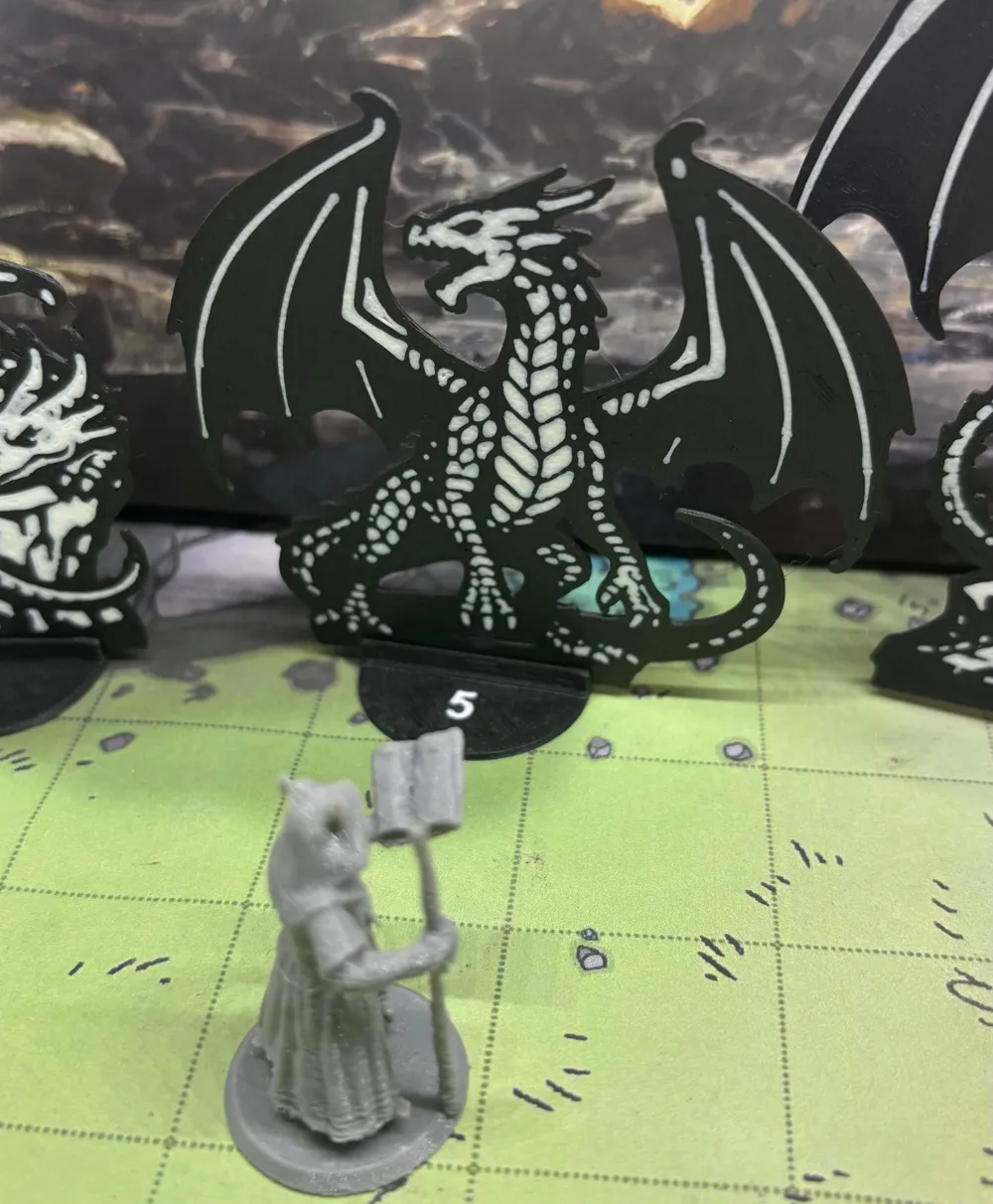 Pack 5 Cryovain - 2D Tokens D&D Tabletop RPG - Free 3D Print Model ...