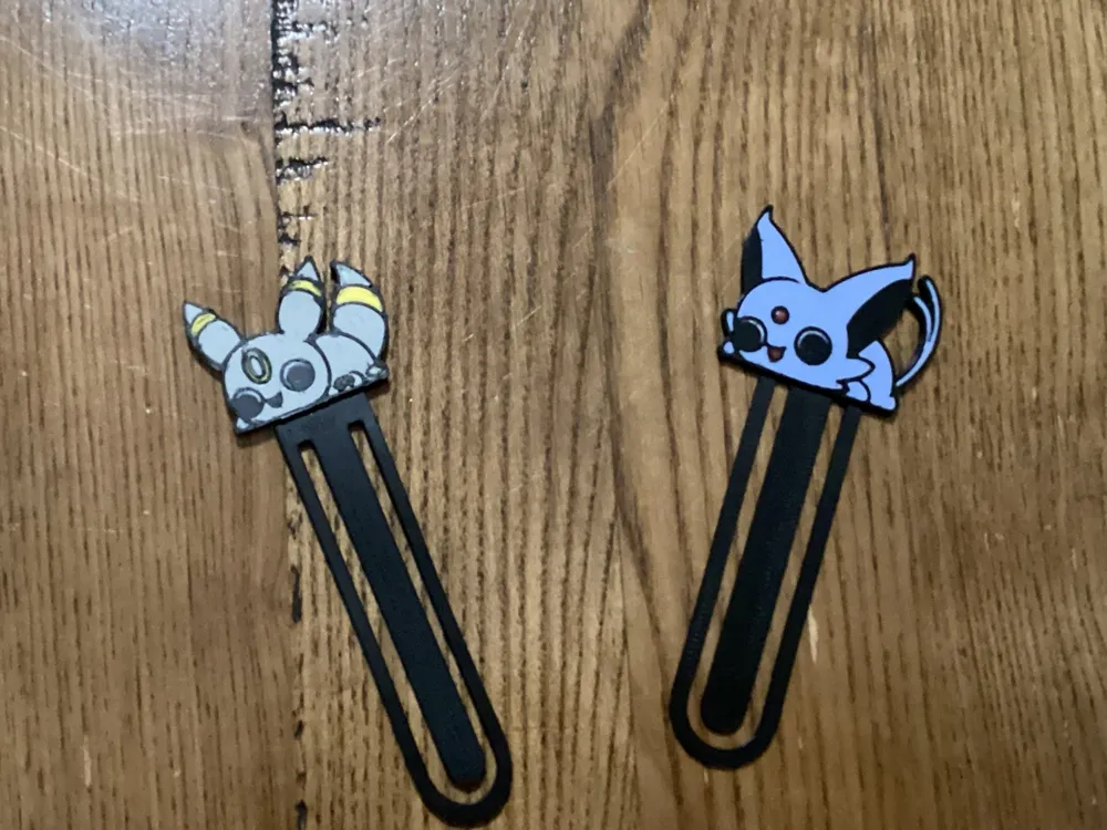 Derpy Bookmark Color Derpy Espeon and Umbreon bookmarks. Series 1 - Free 3D Print Model ...