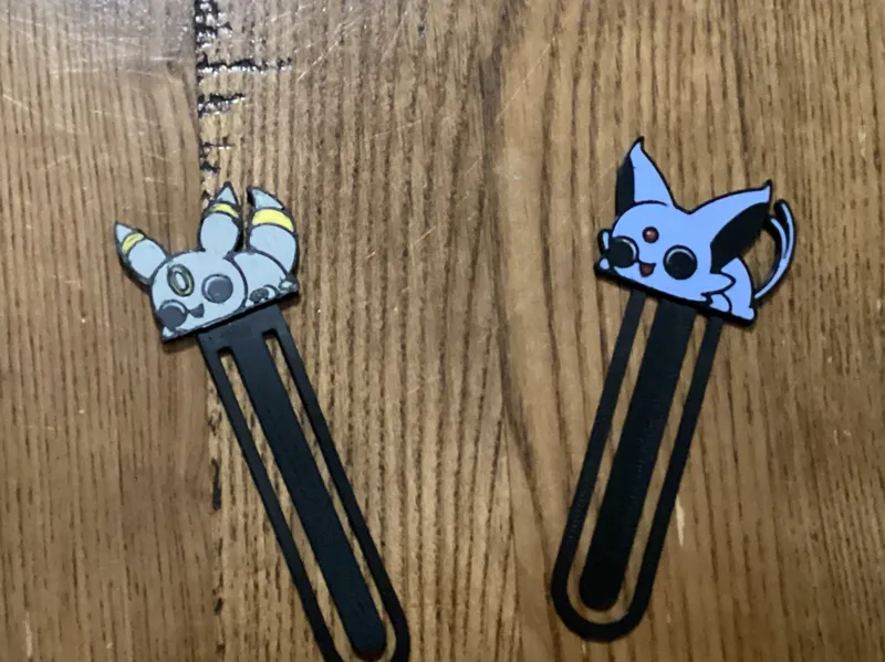 Derpy Espeon and Umbreon bookmarks. Series 1