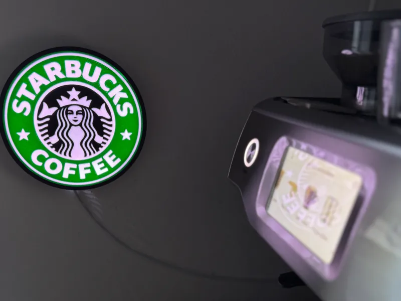 Smart Starbucks Coffee Sign - Home Assistant
