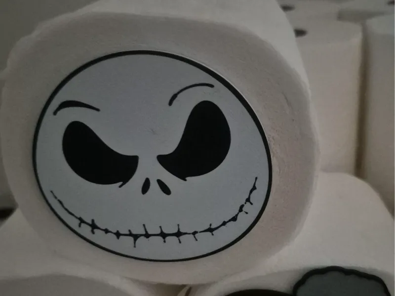 jack skellington toilet roll holder 