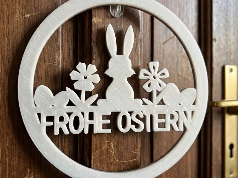 Oster-Türhänger "Frohe Ostern"