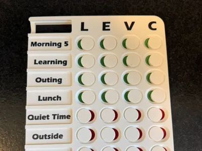 Activity (Chore) Chart, Customize, Print-in-Place