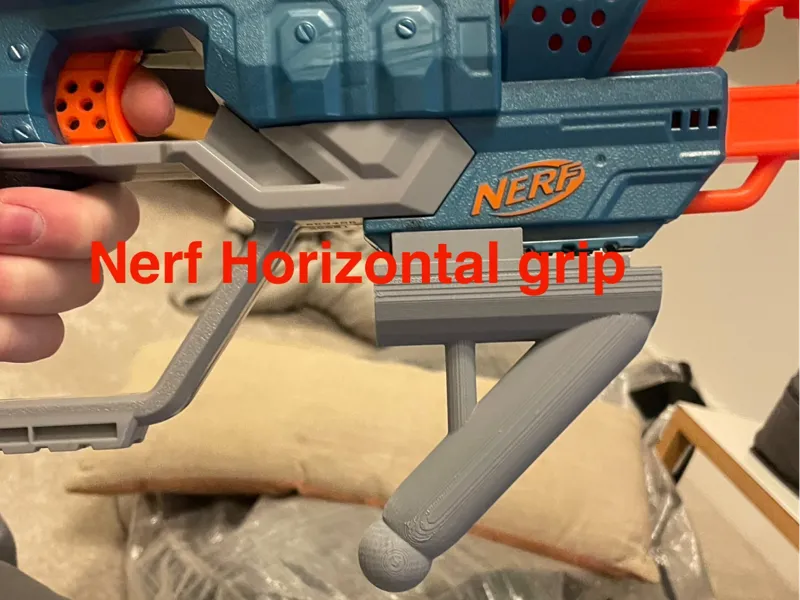 Nerf horizontal grip plus scope