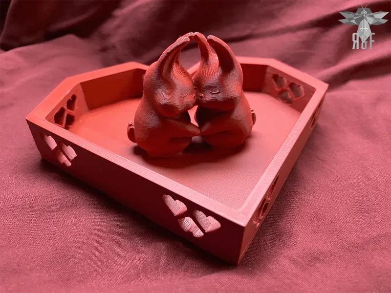 Simplified Bunny Hug Jewelry Dish