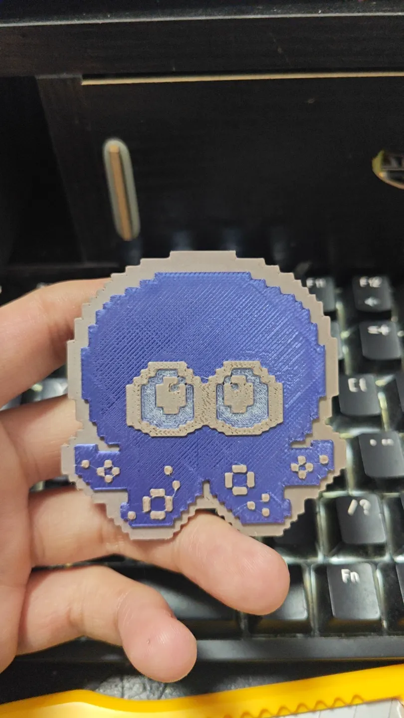 Splat Octopus Card by 不咬人的大黑丶 - MakerWorld