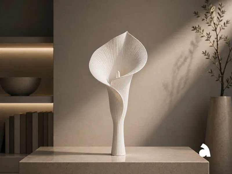 White Calla - Sculptural Decor