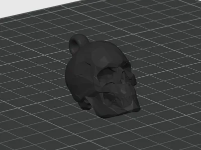 PETG and PLA Keychain Skull