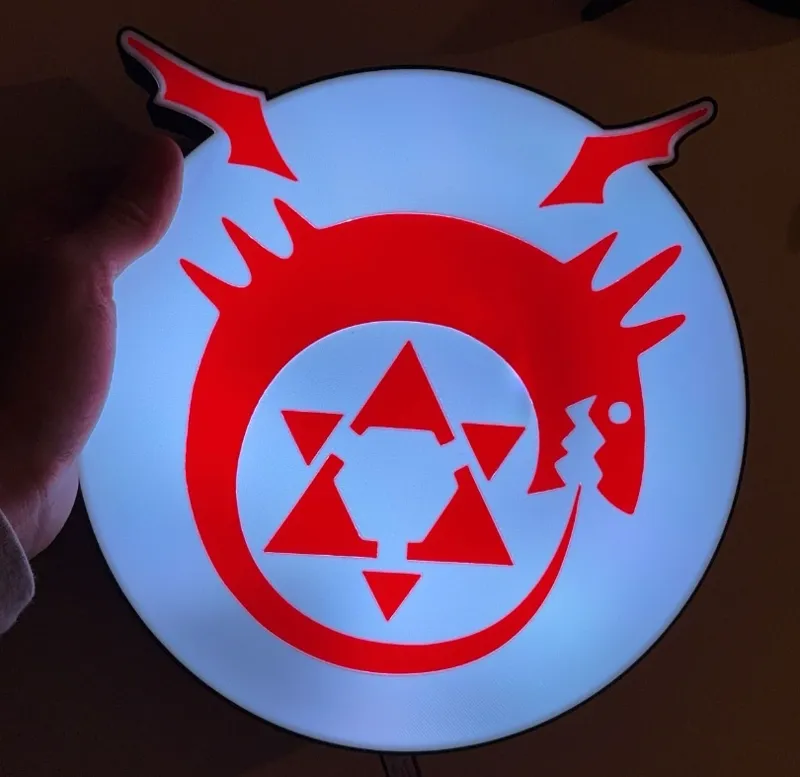 Fullmetal Alchemist—Ouroboros LED Light Box