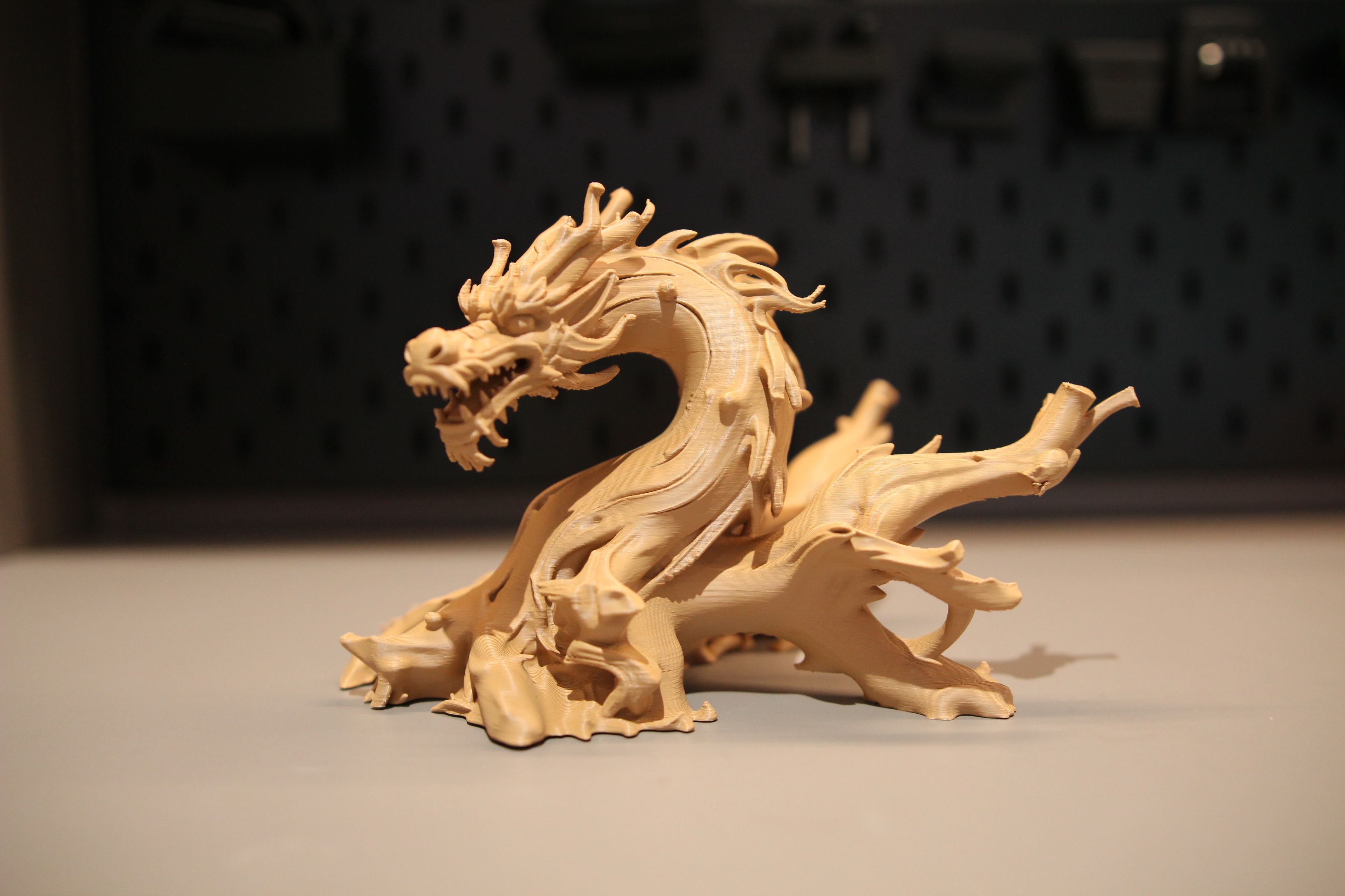 Miniatura 2 do modelo 3D 沉木龙雕小型鱼缸造景