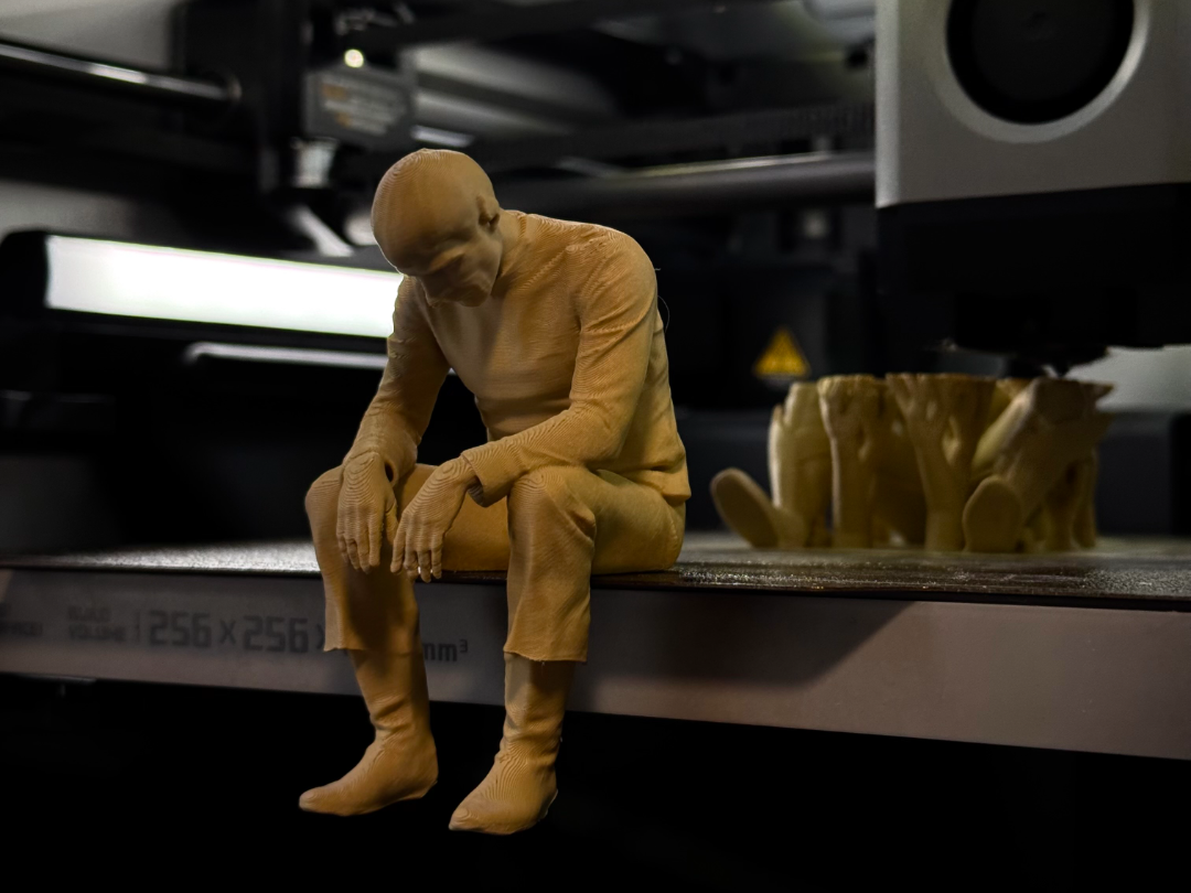 Sad Spock Sitting on a ledge - Star Trek Figurine!