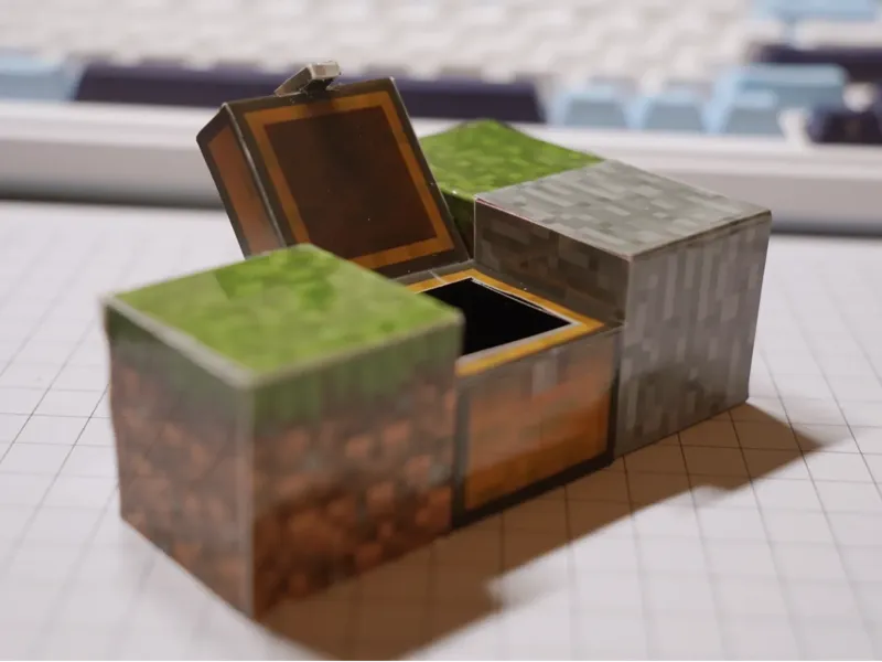 Minecraft免胶免暂停的箱子/磁吸草方块/岩石方块（逐渐更新）/磁极辨别器