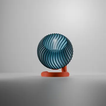 Accesorio de iluminación decorativa: Modern Free Floating Sphere Lamp.e27 mount — vista de referencia 4