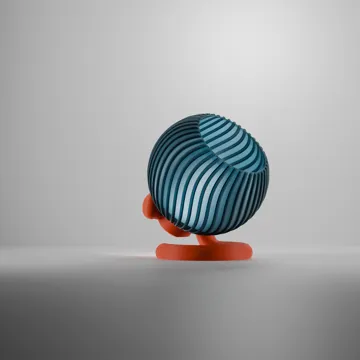Accesorio de iluminación decorativa: Modern Free Floating Sphere Lamp.e27 mount — vista de referencia 3