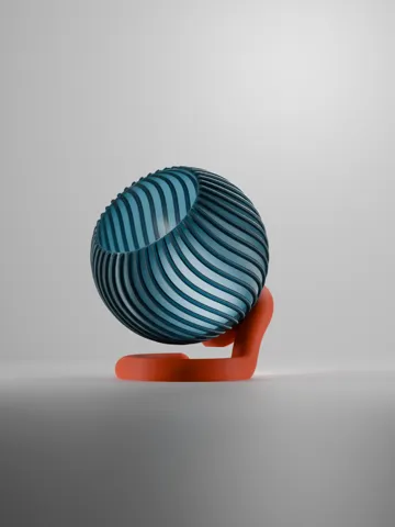 Accesorio de iluminación decorativa: Modern Free Floating Sphere Lamp.e27 mount — vista de referencia 2