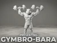 Capybara musclé posture bodybuilder — photo 1