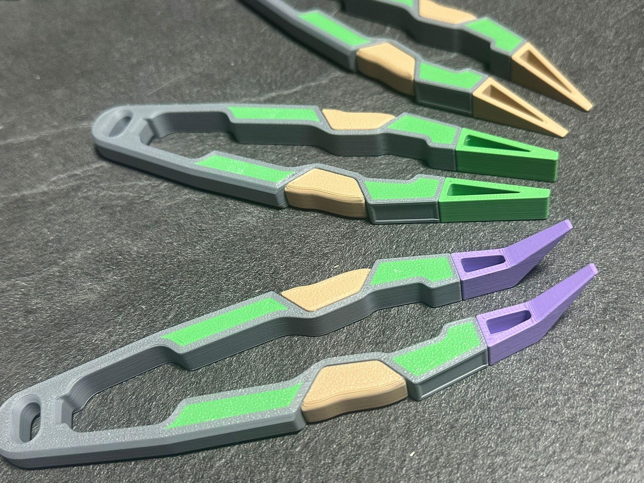 Miniatura 1 do modelo 3D Modular Snap Tweezers Interchangeable Tips System 