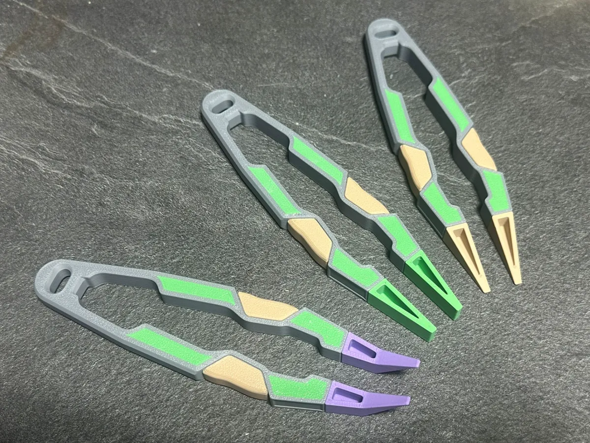 Modular Snap Tweezers Interchangeable Tips System - Free 3D Print Model ...