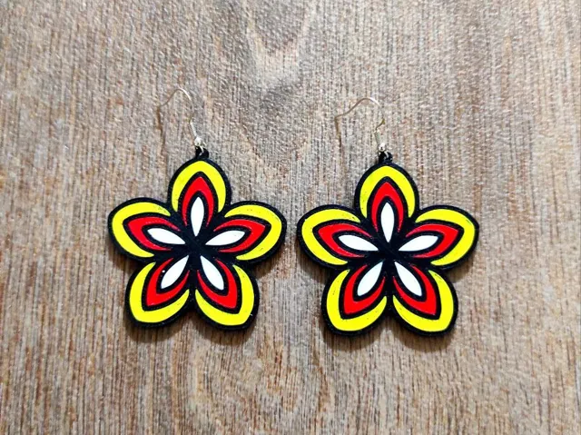 LavaPetal Bloom - Earrings