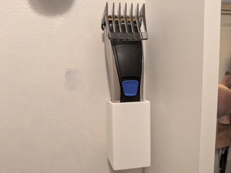 Hair trimmer wall mount